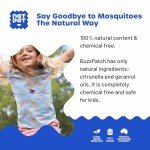 NATPAT Buzz Patch Mosquito Patch Stickers for Kids - Plant Based Ingredients, Non-Toxic - The Original All Natural Citronella Essential Oil Insect Patch, DEET Free, for Toddlers, Kids (60 Pack)