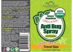 US Organic Mosquito Repellent Anti Bug Outdoor Pump Sprays, USDA Certification, Cruelty Free, Proven Results by Lab Testing, Deet-Free (2 oz - Value 2 Pack)