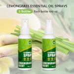SCENTORINI Citronella Spray, DEET-Free, Natural Air Freshener Spray, 6.76 oz (2 Pack), Plant-Based Lemongrass Essential Oil, for Outdoor, Camping, Hiking, Traveling