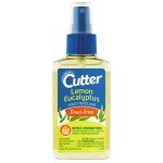 Cutter Lemon Eucalyptus Insect Repellent, No DEET Mosquito Repellent, 4 fl Ounce (Pump Spray)