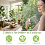 SCENTORINI Citronella Spray, DEET-Free, Natural Air Freshener Spray, 6.76 oz (2 Pack), Plant-Based Lemongrass Essential Oil, for Outdoor, Camping, Hiking, Traveling