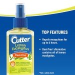 Cutter Lemon Eucalyptus Insect Repellent, No DEET Mosquito Repellent, 4 fl Ounce (Pump Spray)