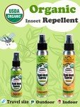 US Organic Mosquito Repellent Anti Bug Outdoor Pump Sprays, USDA Certification, Cruelty Free, Proven Results by Lab Testing, Deet-Free (2 oz - Value 2 Pack)