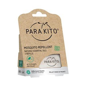 PARA'KITO Refill Pellets for Mosquito Repellent Bracelets, Mosquito Pellets with Citronella Oil, Peppermint Oils, Hiking & Camping Accessories, 2 Refills (15 Days Each)