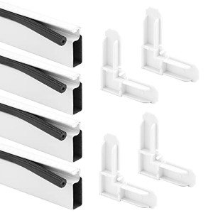 Prime-Line PL 7812 Aluminum Screen Frame Kit, 5/16 inch x 3/4 inch x 36 inch, White, Set of 1