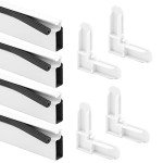 Prime-Line PL 7812 Aluminum Screen Frame Kit, 5/16 inch x 3/4 inch x 36 inch, White, Set of 1