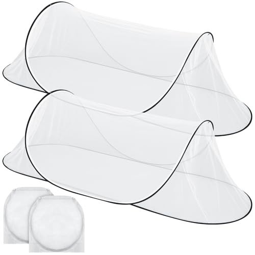 Vincreem 2-pack large pop up mosquito tent