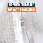 MEKKAPRO Mosquito Net Tent – Large 80" x 71" x 63" Foldable Mesh Tent Enclosure Canopy, Portable Pop up Design, Extra Fine Holes Screen, Dual Side Zipper Enclosure, Lightweight Outdoor Cover, White