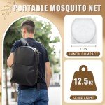 Vincreem 2 Pcs Large Pop up Mosquito Tent Portable Foldable Mosquito Bug Net for Bed Camping Travel Patio Outdoor 78 * 31 * 22 Inch Bug Netting Mesh Tent Canopy for Adults Baby Bedroom