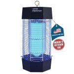 Flowtron Indoor/Outdoor Fly Control, 2000 sq.ft Indoor & 2 Acre Outdoor Insect Control with Dual Lure Method, 120W UV Light & Fly Sex Lure/Octenol for Flies and Mosquitoes, UL Certified