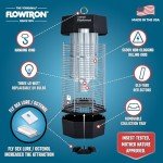 Flowtron Indoor/Outdoor Fly Control, 2000 sq.ft Indoor & 2 Acre Outdoor Insect Control with Dual Lure Method, 120W UV Light & Fly Sex Lure/Octenol for Flies and Mosquitoes, UL Certified