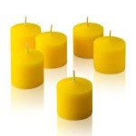 Set of 24 Votive Citronella Candles - Summer Scented Candles - for Indoor/Outdoor Use - 10 Hour Burn Time