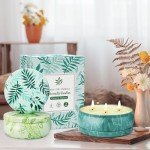 Citronella Candles Outdoor, Large Citronella Candle Outdoor for Patio, 3 Pack 12oz Summer Candle Bulk for Home Garden Yard Camping Party Indoor Outside Decorative, 210 Hours Long Burning, 3 Wick