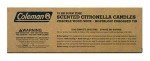 Coleman Scented Tin Citronella Candle, Includes S'Mores, Pine, and Campfire Scents, Crackle Wood Wicks for Outdoor Ambiance, Up to 25 Hours Burn Time, 3 Pack