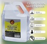 Ner Mitzvah Citronella Scented Lamp Oil, 1 Gallon - Smokeless and Odorless Insect and Mosquito Repellent Paraffin Lamp Oil for Indoor and Outdoor Lanterns, Torches, Oil Candle
