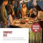 Coleman Scented Tin Citronella Candle, Includes S'Mores, Pine, and Campfire Scents, Crackle Wood Wicks for Outdoor Ambiance, Up to 25 Hours Burn Time, 3 Pack