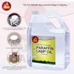 Ner Mitzvah Citronella Scented Lamp Oil, 1 Gallon - Smokeless and Odorless Insect and Mosquito Repellent Paraffin Lamp Oil for Indoor and Outdoor Lanterns, Torches, Oil Candle