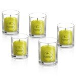 Candle Charisma Citronella Scented Votive Candles - 10 Hour Burn time - Set of 72 for Dinner, Wedding, Halloween and Holiday Decorations