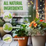 Farm Raised Candles - USA Made Mintronella - Natural Mosquito Repellent – 100 Outdoor Insect Sticks – Citronella & Peppermint – Bug, Fly, Gnat, No-See-Um Repellent for Patio & Camping