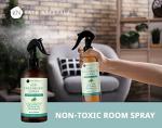 Kate Naturals Peppermint Air Freshener Spray for Room & Car with Natural Mint. Peppermint Spray for Bathroom & Linen (8 fl oz, Pet Safe, Non Toxic)