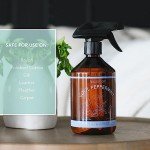 Sparoom Cool Peppermint Air Freshener&Linen Spray Essential Oil Infused an Minty&Crisp Refreshing Fragrance. Therapeutic Grade Aromatherapy, Non-Aerosol and Long-Lasting Invigoration Scent, 16.9 fl oz
