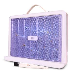 WBM Smart Electric Bug Zapper, LED UV Light Trap Mosquito, Portable & Wall-Mountable High-Voltage Electric Mosquito Bug Zapper Indoor & Outdoor with Safety Mesh