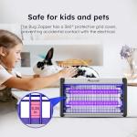 ASPECTEK Electric Bug Zapper, Upgraded UV-LED Light Lamp with a Long Life Span, Low Energy Consumption, Insect Killer for Mosquitos,Flies,Moths,LED Mosquito Trap for Indoor Use