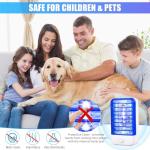 4 Pack Indoor Bug Zapper Plug-in Flying Insect Trap,Electric LED Mosquito Zapper,Bug Light Trap Indoor Mosquito Killer for Living Room Kitchen Home Office Baby Room,Friendly to Human and Pet