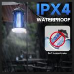 HOOMESUN Bug Zapper Outdoor, Mosquito Zapper with LED Light, 4200V Electric Fly Zapper, Fly Traps, Plug in Mosquito Killer, Flying Insects Zapper Indoor, Perfect for Home Backyard Patio