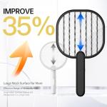 Electric Fly Swatter Mosquito Zapper: BUZZKICK Bug Zapper Racket with 3500V Powerful Battery Powered Handheld Electronic Fly swatter for Indoor Outdoor Use, 2AA Battery Required (Not Included)