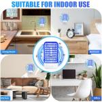 4 Pack Indoor Bug Zapper Plug-in Flying Insect Trap,Electric LED Mosquito Zapper,Bug Light Trap Indoor Mosquito Killer for Living Room Kitchen Home Office Baby Room,Friendly to Human and Pet