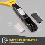 Electric Fly Swatter [Set of 2] Handheld Bug Zapper Racket for Indoor/Outdoor - Powerfull 1500 Volt Instant Flies/Bug & Mosquito - Portable Fly Zapper Battery Operated (AA Batteries not Included)