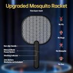 Electric Fly Swatter Mosquito Zapper: BUZZKICK Bug Zapper Racket with 3500V Powerful Battery Powered Handheld Electronic Fly swatter for Indoor Outdoor Use, 2AA Battery Required (Not Included)