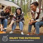 Electric Fly Swatter [Set of 2] Handheld Bug Zapper Racket for Indoor/Outdoor - Powerfull 1500 Volt Instant Flies/Bug & Mosquito - Portable Fly Zapper Battery Operated (AA Batteries not Included)