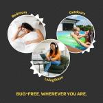 Electric Fly Swatter [Set of 2] Handheld Bug Zapper Racket for Indoor/Outdoor - Powerfull 1500 Volt Instant Flies/Bug & Mosquito - Portable Fly Zapper Battery Operated (AA Batteries not Included)