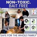 Fly Strips Indoor Sticky Hanging 24pk with Pins. Non Toxic Outdoor Fly Trap Indoor for Home. Flies Tape Paper Trap Ribbon Roll for House Gnat Fruit and Housefly. Bug Catchers for Inside Home Flypaper