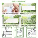 LFSYS 50 Pack Window Fly Trap, Fruit Fly Traps for Indoors, Fly Paper Sticky Strips, Fly Traps for Indoors Clear