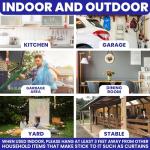 Fly Strips Indoor Sticky Hanging 10pk with Pins. Non Toxic Outdoor Fly Trap Indoor for Home. Flies Tape Paper Trap Ribbon Roll for House Gnat Fruit and Housefly. Bug Catchers for Inside Home Flypaper