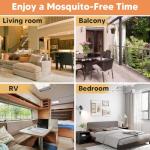 Mosquito Repellent Outdoor Patio, Mosquito Outdoor Control, Natural Mosquito Repellent for Yard, Long Lasting Mosquito Repeller-12 Pack