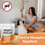 Mosquito Repellent Outdoor Patio, Mosquito Outdoor Control, Natural Mosquito Repellent for Yard, Long Lasting Mosquito Repeller-12 Pack