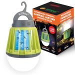 KILNEX Camping Lantern with Mosquito Protection | Rechargeable Battery, USB Type-C Charging | Waterproof IP67 | White and Red Light | Compact Portable for Camping, Hiking, Fishing