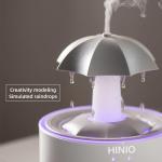 Hinio Umbrella Aromatherapy Humidifier, Rotating Umbrella Aromatherapy Diffuser, 7 Color LED Night Light with Remote Control and Timer, Great for Sleep, Home, Bedroom, Study Room