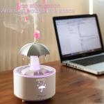 Hinio Umbrella Aromatherapy Humidifier, Rotating Umbrella Aromatherapy Diffuser, 7 Color LED Night Light with Remote Control and Timer, Great for Sleep, Home, Bedroom, Study Room