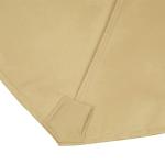 Sunnyglade 9ft Patio Umbrella Replacement Canopy Market Umbrella Top Canopy with 8 Ribs (Tan)