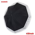 UNPLUGGED STUDIO Diffuser Cover for 41" Umbrella – General Purpose Soft Light Modifier for Studio Flash and Speedlite Lighting - UN-022