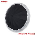 UNPLUGGED STUDIO Diffuser Cover for 41" Umbrella – General Purpose Soft Light Modifier for Studio Flash and Speedlite Lighting - UN-022