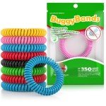 BuggyBands 48 Pack Mosquito Repellent Bracelets for Adults & Kids, DEET-Free Wristbands, Individually Wrapped Bug Repellent Bands