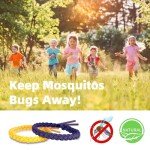 BuggyBands Mosquito Repellent Bracelets, DEET-Free, Individually Wrapped PU Leather Insect & Bug Repellent Wrist Bands (Pack of 24)