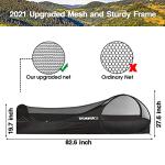 L RUNNZER Pop-Up Single Mosquito Tent, Mosquito Camping Net for Sleeping Outdoor Camping Traveling