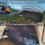 L RUNNZER Single Pop up Portable Mosquito Camping Net Tent, Mosquito Tent for Outdoor Traveling Camping for Backyard